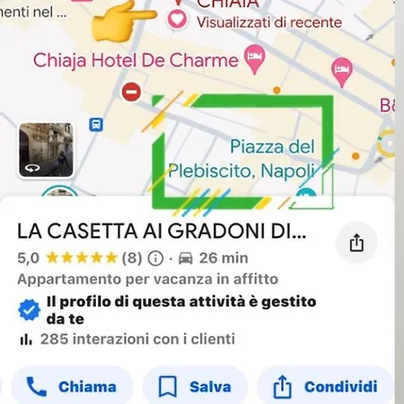 La Casetta Ai Gradoni Di Chiaia Неаполь